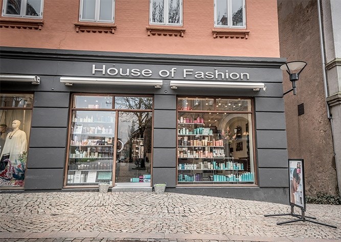 facade til vores frisørsalon i Aabenraa og Haderslev